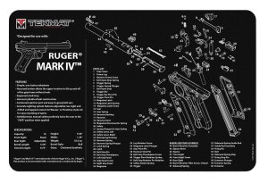 TekMat Ruger Mark IV Cleaning Mat 11x17 Fabric Covered Neoprene