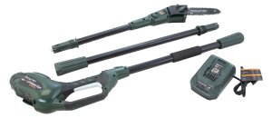 Hooyman 655236 Lithium Pole Saw, 40V, 10ft Extendable, 9.7lbs Lightweight, 60-Minute Charge, 8-Inch Precision Cut