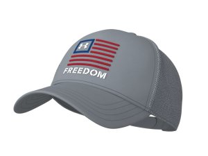 Under Armour Freedom Trucker Hat Snapback Performance Mesh OSFA