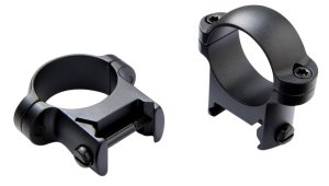Burris Zee Rings High 1 In Tube Diameter Steel Gloss Black 420082