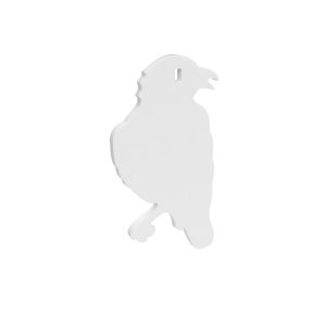 Birchwood Casey BC-47715 AR500 12In Crow Target 3/8In Steel White