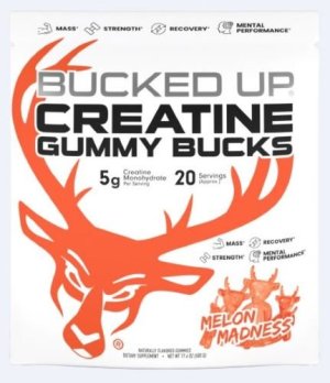 Bucked Up Creatine Gummies Melon Madness 24pc pack