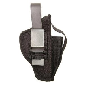 Blackhawk 40AM02BK IWB/OWB Holster Size 02 Black Cordura Ambidextrous