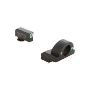 AmeriGlo GL-4125 Tritium Ghost Ring Sight Green/White for Glock 42/43/48