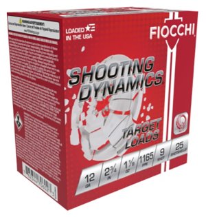 Fiocchi Shooting Dynamics 12ga 2 3/4In 1-1/8oz #9 Target Loads