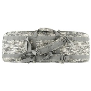 NcSTAR Double Carbine Case 36 In Padded Nylon Gray Camo