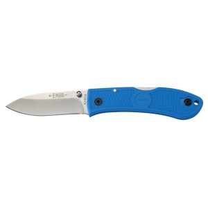 Ka-Bar Dozier Folding Knife 4062BL 3 In AUS 8A Blade Blue Zytel Grip