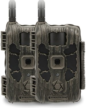 Stealth Cam Deceptor Max Cellular Trail Camera 2 Pack No-Glo LED
