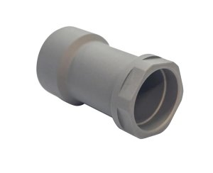Q LLC NUTBARRELHB Honey Badger 7075-T6 Aluminum Clear Anodized Nut