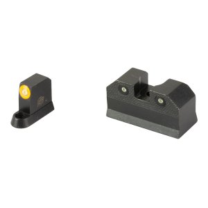 XS Sights CZ-R201S-6N R3D Tritium Night Sight, Suppressor Height, Orange