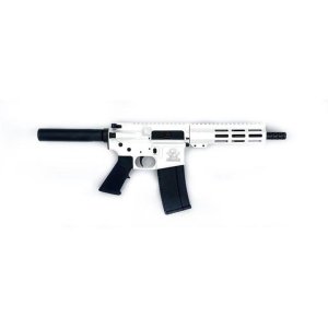 Great Lakes GL15223PWHT .223 Wylde AR-15 Pistol 7.5" Nitride Barrel White