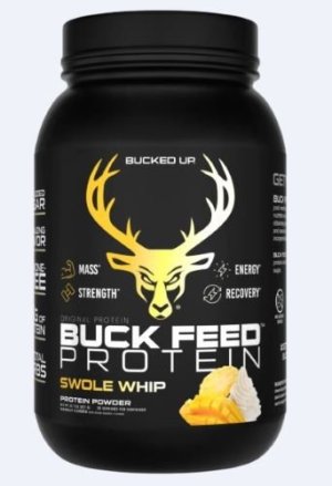Bucked Up Buck Feed Protein Swole Whipe 30 Serving Tub