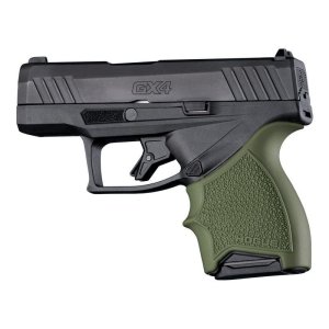 Hogue 18721 HandAll Beavertail Grip Sleeve Olive Drab Cobblestone TPE