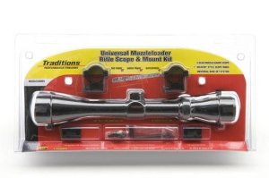 Traditions A1171 Muzzleloader Scope Pack Matte Black 3-9x