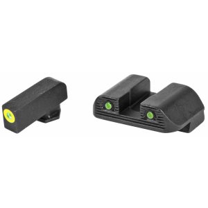AmeriGlo GL822 Trooper Sight Set for Glock Green Tritium LumiGreen Outl...