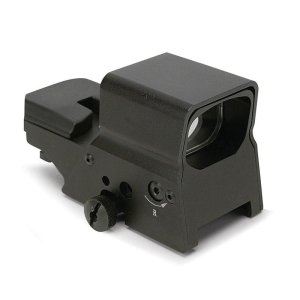 Konus Sight-Pro R8, Matte Black, 8 Adjustable Reticle Patterns, Red/Green Illumination, USB Rechargeable, Dual Mount, 1X Magnification, 39mm Diameter