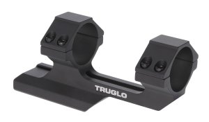 GSM Outdoors TG8964B 30mm 1.00In Picatinny/Weaver Mount Black