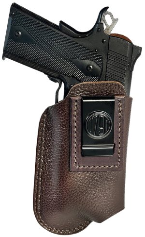 1791 Gunleather ORLBFCD4LBRWL IWB Holster Left Hand Brown Size 04