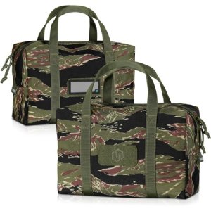 SAVIOR EQUIPMENT 1000D Camo Mini Hauler Duffle Bag Tiger Stripe