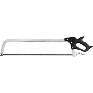 LEM Products 640 16" Meat Saw, Nickel-Plated Frame, Blade Tightening Lever