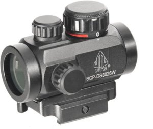 UTG SCP-DS3026W Red Micro Dot 4.0 MOA 2.6" 30mm QD Mount Sight
