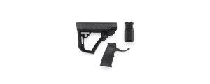 Daniel Defense Black Combo Buttstock Pistol Vertical M-LOK Grip