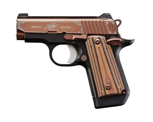 Kimber Micro Rose Gold 380 7RD: 1911-Style, 2.75" Two-Tone, Tritium Night Sights, Slim Black/Gold G-10 Grips