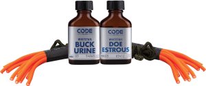 Code Blue OA1074 Double Drag Combo Deer Attractant 2 oz Doe/Buck Urine