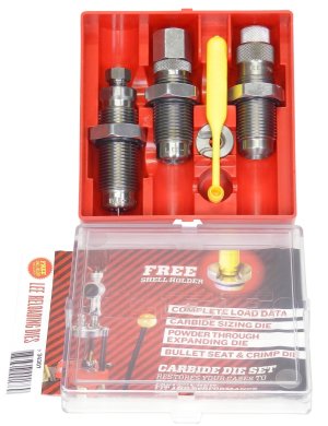 Lee Precision Carbide 3 Die Set with Shellholder 30 M1 Carbine 90626