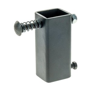 Caldwell 1102669 T-Post Plate Hanger Black AR500 Steel with Hardware