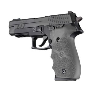 Hogue 26002 Overmolded Rubber Grip Slate Grey Finger Grooves