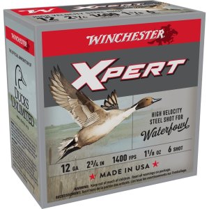 Winchester Ammo WEX12H6 Super X Xpert High Velocity 12 Gauge 2.75" 1 1/8 oz 1400 fps 6 Shot 25 Bx/10 Cs