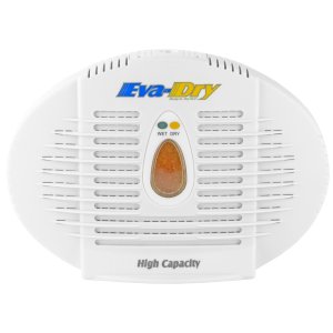 Eva-Dry E-500 Dehumidifier 500 cu ft Non-Toxic Silica Gel White