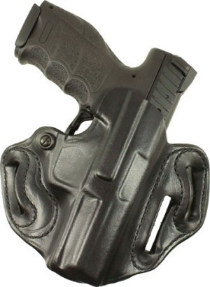 DeSantis 002BAB2Z0 Speed Scabbard RH Leather Holster for Glock 17/22/31