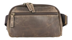 GTM GTM-CZY/117 Brown Waistpack Crossbody Buff Adjustable Strap Padded