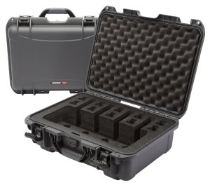 Nanuk 925 4 Up Gun Case Waterproof Graphite Resin Closed-Cell