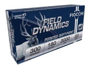 Fiocchi 300Wmb Field Dynamics 300Winmag 180Gr PSP Interlock BT 762344709062