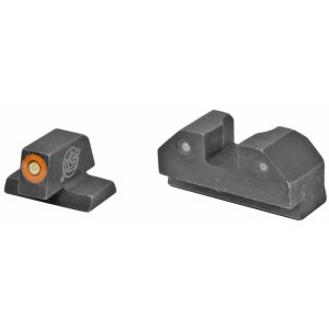 XS Sights CKR002P6N R3D Night Sights Canik Black Green Tritium Orange Front