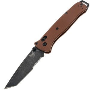 Benchmade 537SBK-07 Bailout Axis Tanto Brown Serrated Knife