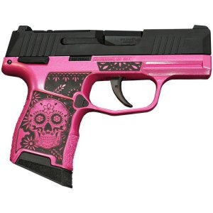 Sig Sauer P365 .380 Auto 3.1 In Custom Cerakote Pink Medusa 10-Rounds