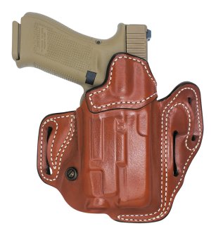 DeSantis 201TA6VZ0 Vengeance Scabbard Tan Leather Holster for Glock 19/23