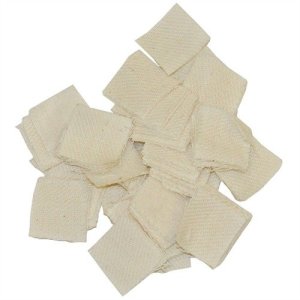 Brownells Heavy Duty Square Cotton Patches .875"/.17/.20 Cal 1000 Pk