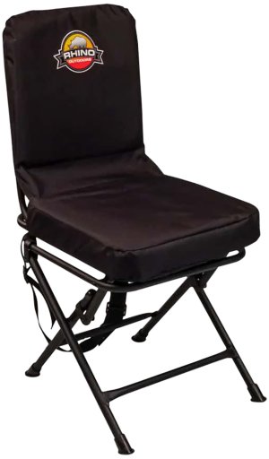 Rhino Blinds RC2281 Padded Swivel Hunting Chair 360° Black 600D Polyester