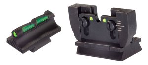 HiViz RG1022 Ruger 10/22 LiteWave Fiber Optic Sight Set Black Steel