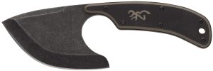 Browning Cutoff Skinner Knife 2.5" Blade Black G-10 Composite Handle