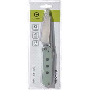 CIVIVI KNIFE VISION FG 3 NATURAL G10 SATIN CLAM PACK
