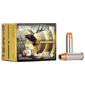 Federal P454SA Premium Hunting 454 Casull 300 gr Swift A-Frame Ammo