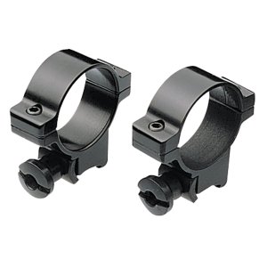 Burris 1" Aluminum Medium Black Standard Rimfire Rings 420071