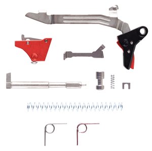 Timney Triggers Alpha Glock Gen 3-4 Ultimate Builder's Kit - Non-Adjustable, Black