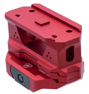 Strike Industries SI-T1 Riser Mount Red Anodized 1 In 6061-T6 Aluminum